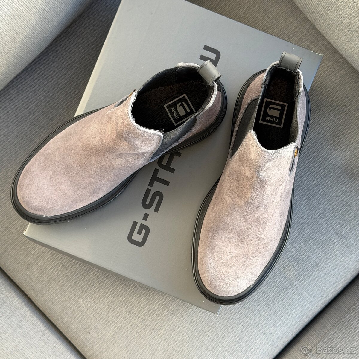 PÁNSKÉ BOTY G-STAR RAW 41 šedé - 4