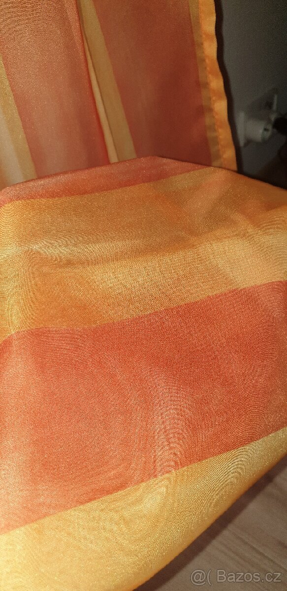 Oranžové záclony - 4