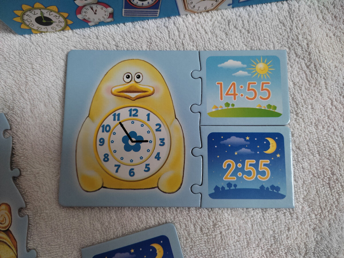 CASTORLAND PUZZLE Učíme se hodiny - 4