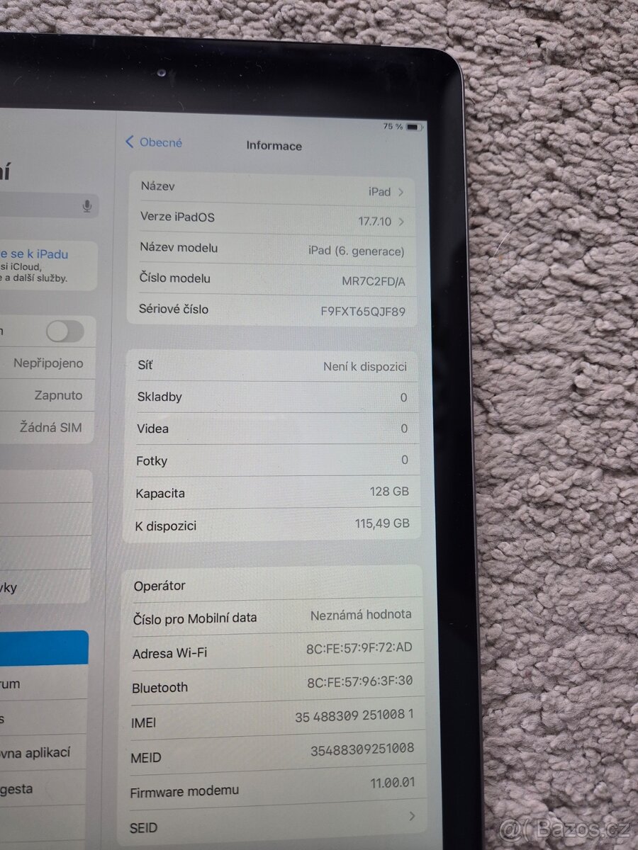 Apple iPad 6. generace 128gb Cellular - 4