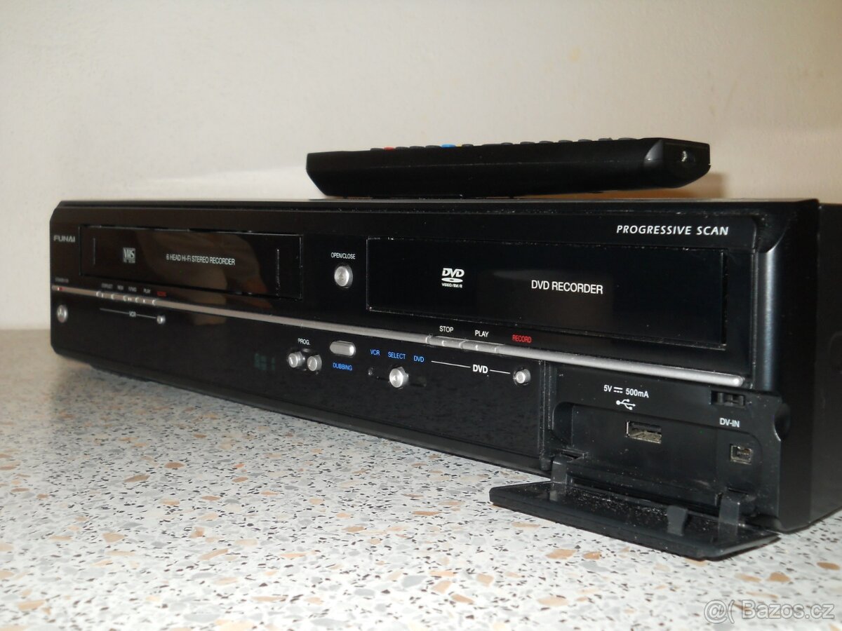 VHS-DVD rekordér FUNAI WD6D-D4413DB hdmi - 4
