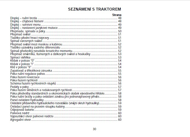 Prodám návod k obsluze a údržbě Zetor Forterra HSX 100-140 - 4