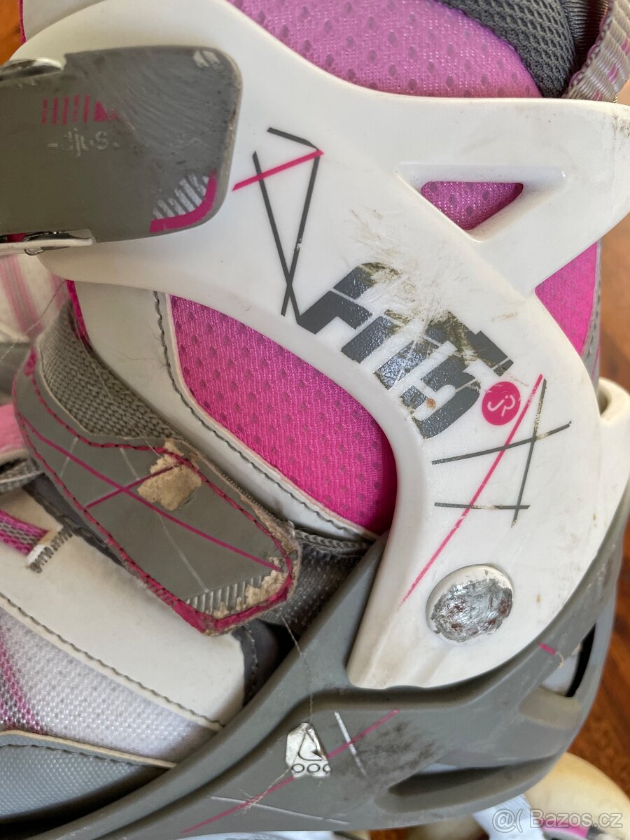 INLINE BRUSLE DĚTSKÉ DÍVČÍ vel. 38-41 (24-26) - 4