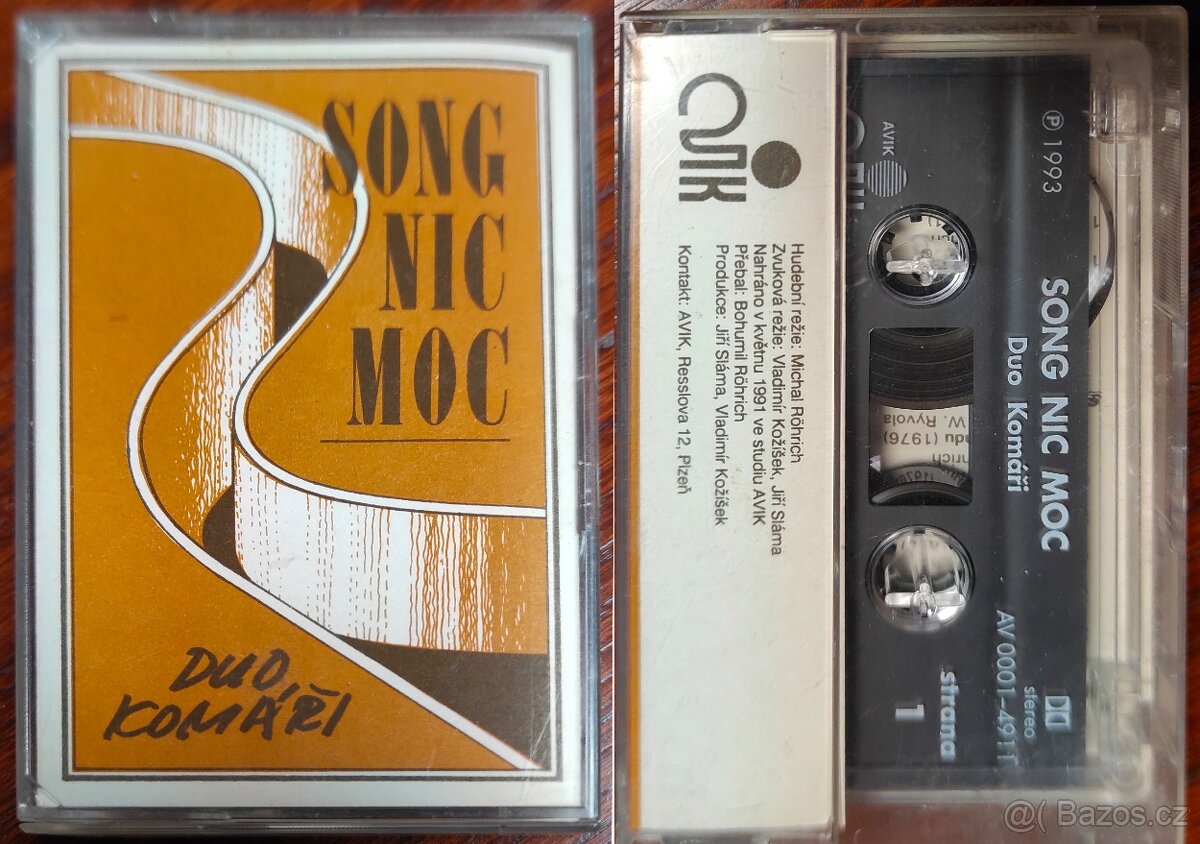 Originál nahrané audio hudební kazety - 4