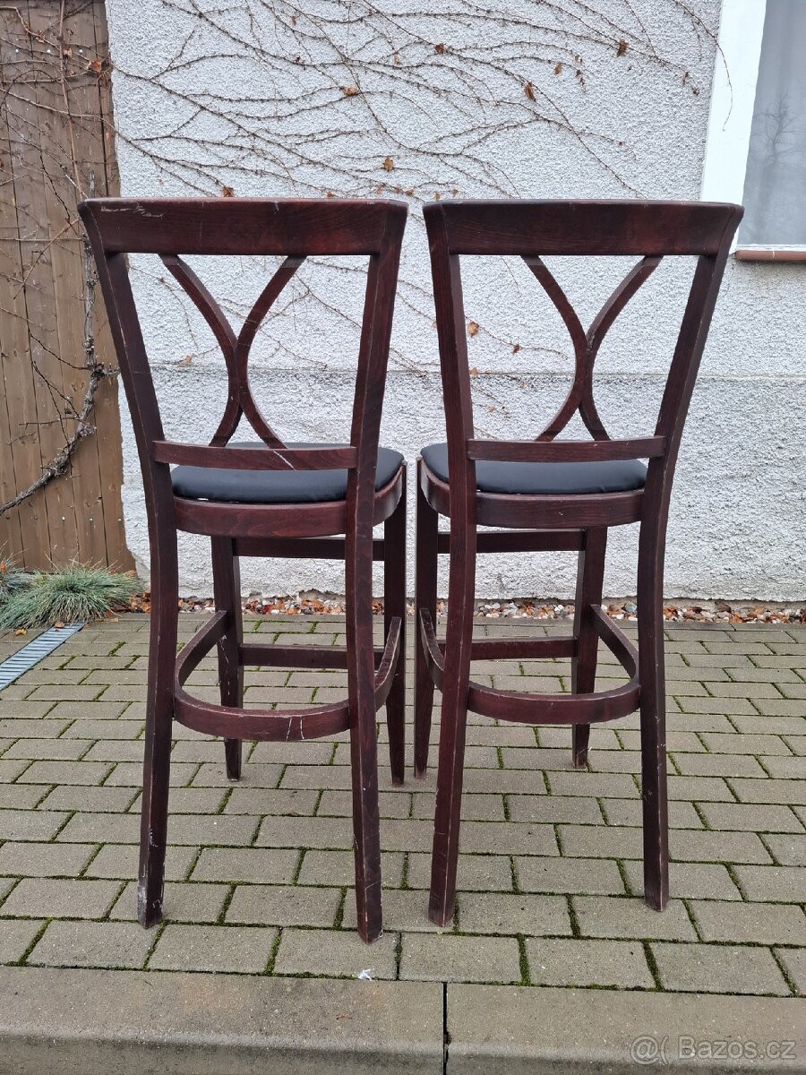 2x barové židle - 4