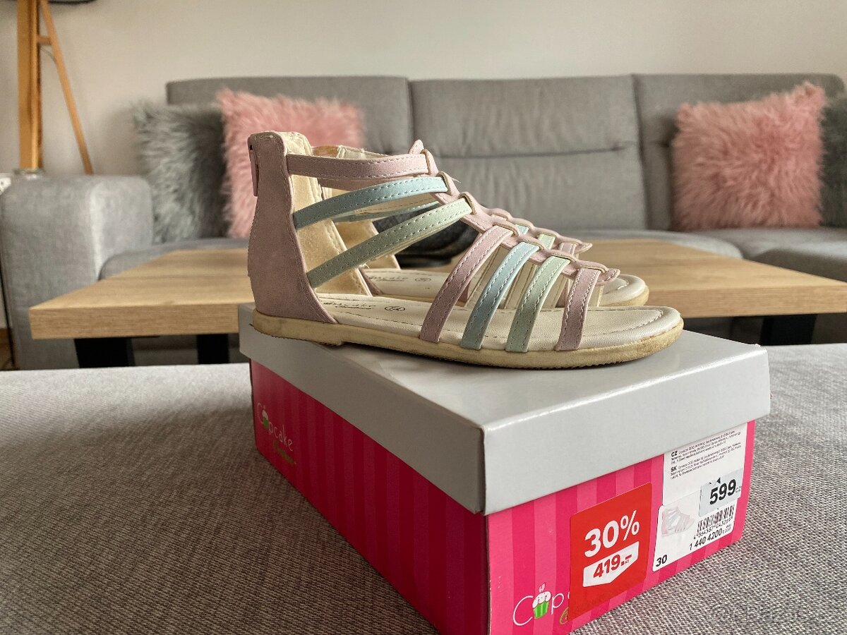 Dívčí sandály, vel. 30, hezký stav, Deichmann - 4