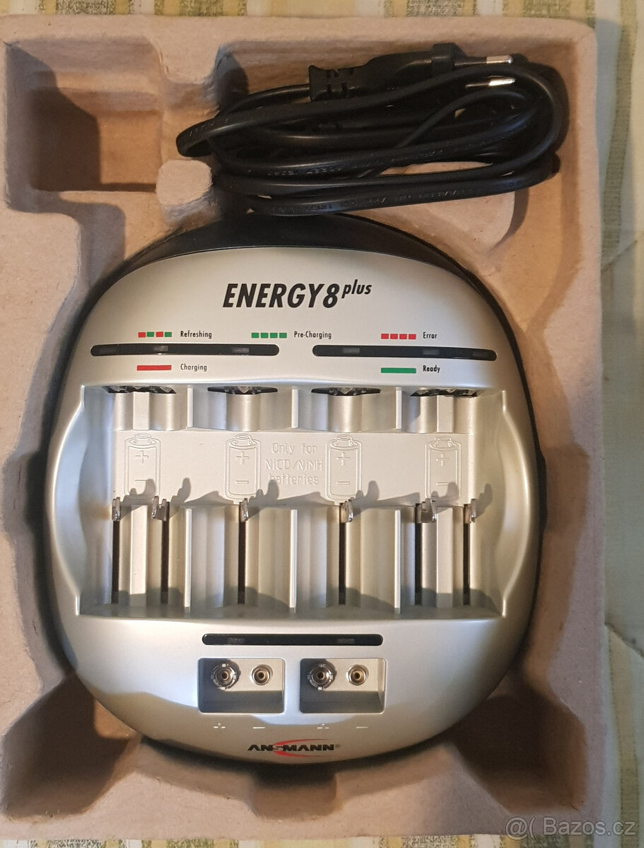 Ansmann Energy 8 Plus nabíječka baterií NiCd NiMH - 4