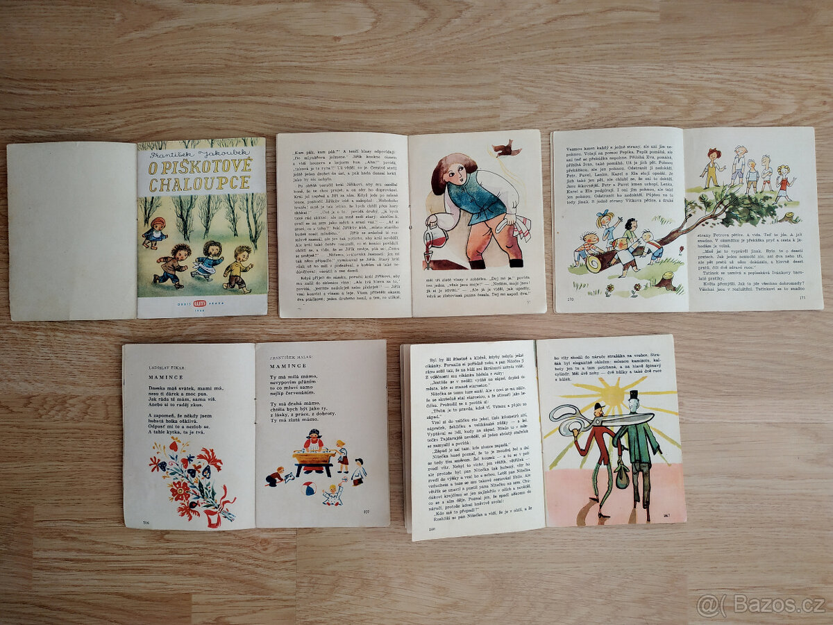 Retro Pohádkové lístečky + edice Korálky r. 1949 - 4