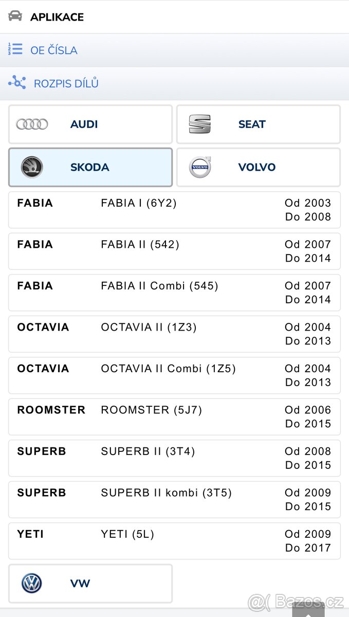 Zanovní starter 1.6 1.9 2.0 TDi audi,vw,seat,škoda - 4
