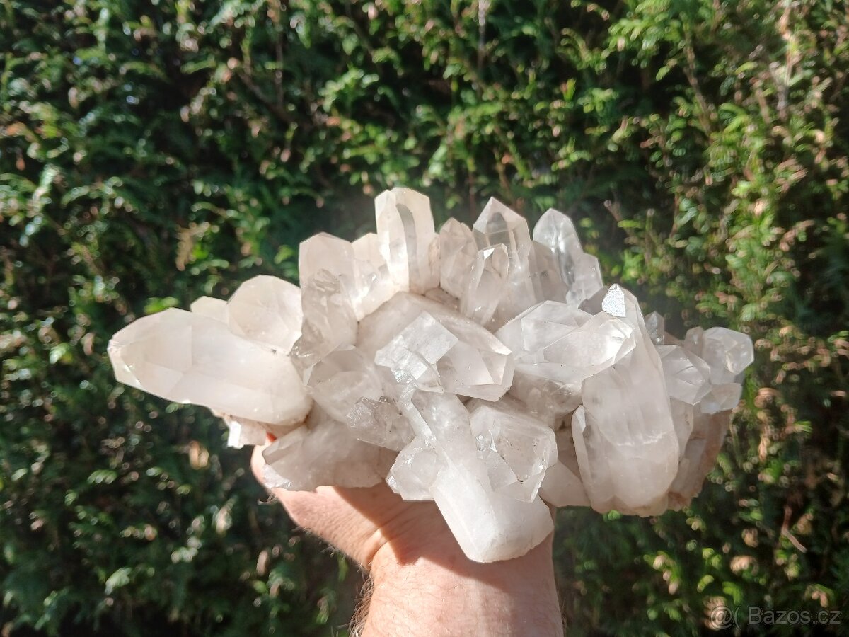 Himalájský křišťál, velká drůza 3kg - 4