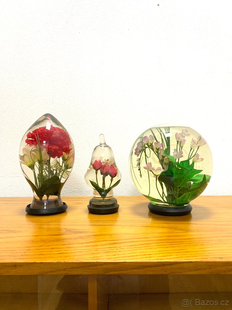 Retro dekorace živé květy 70. léta - 4