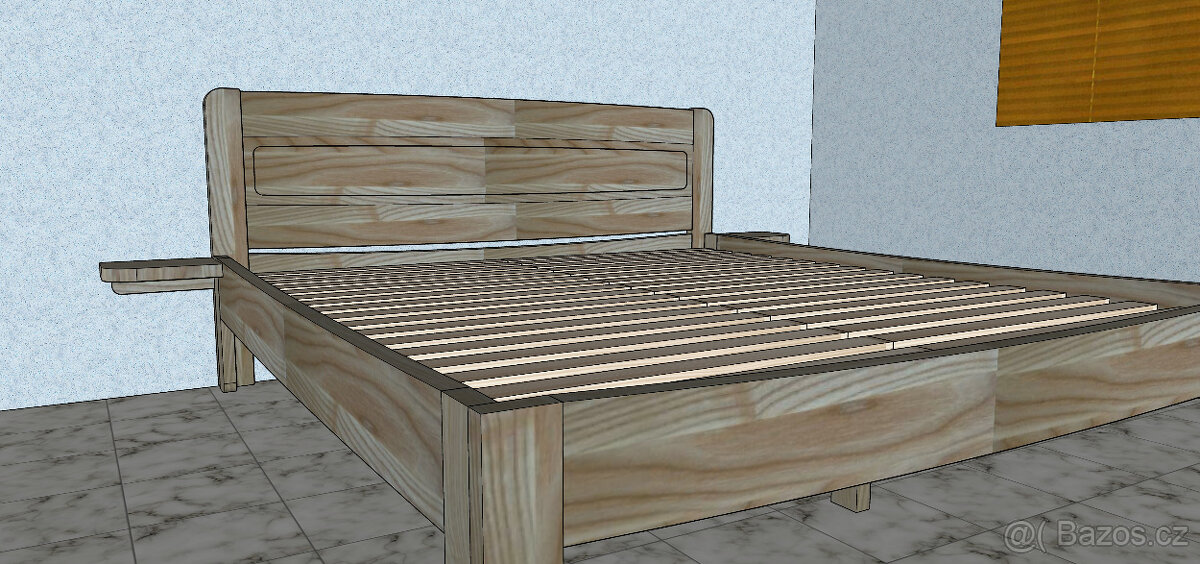 Dvoulůžková Postel - 4