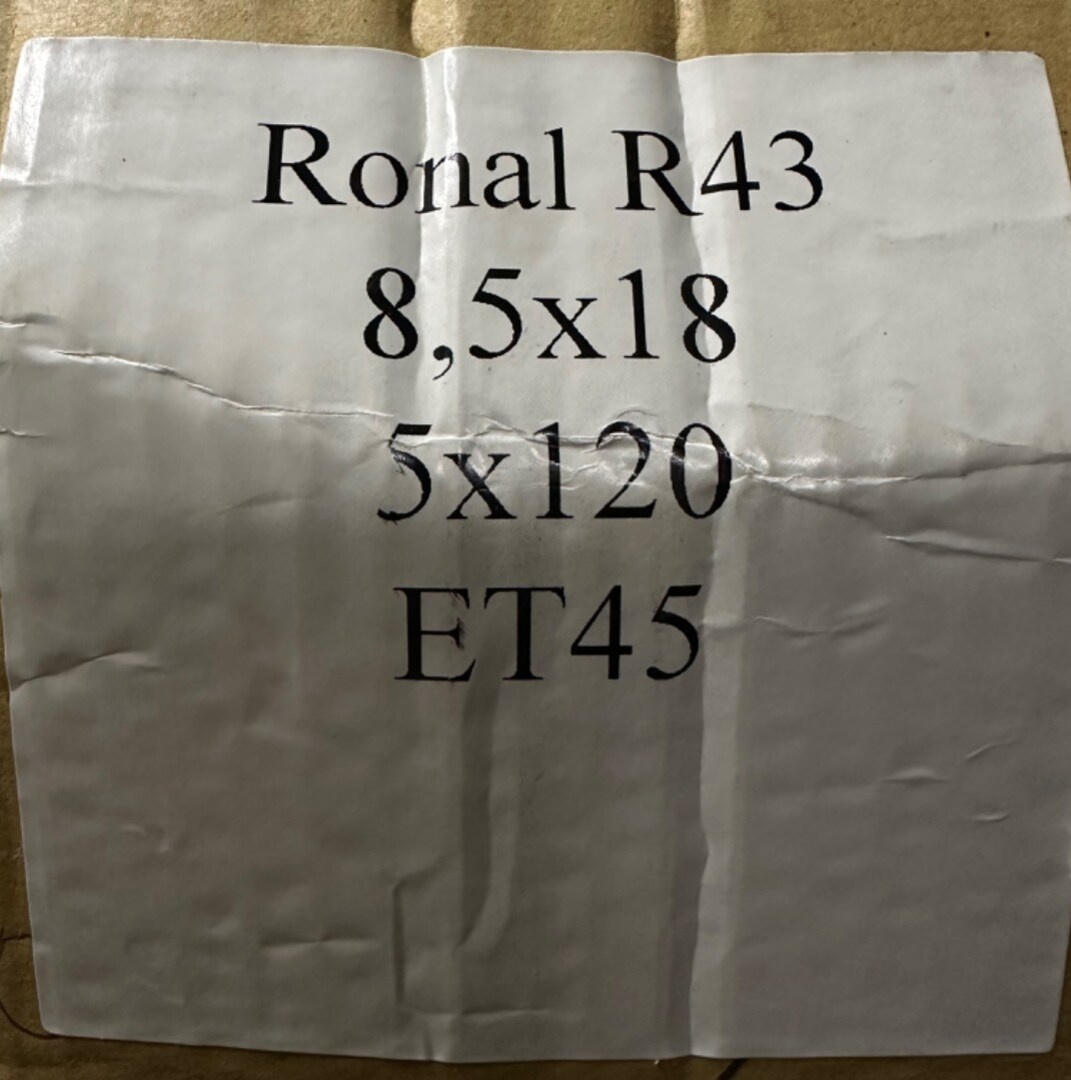 Alu RONAL 5x120 18” NOVE - 4