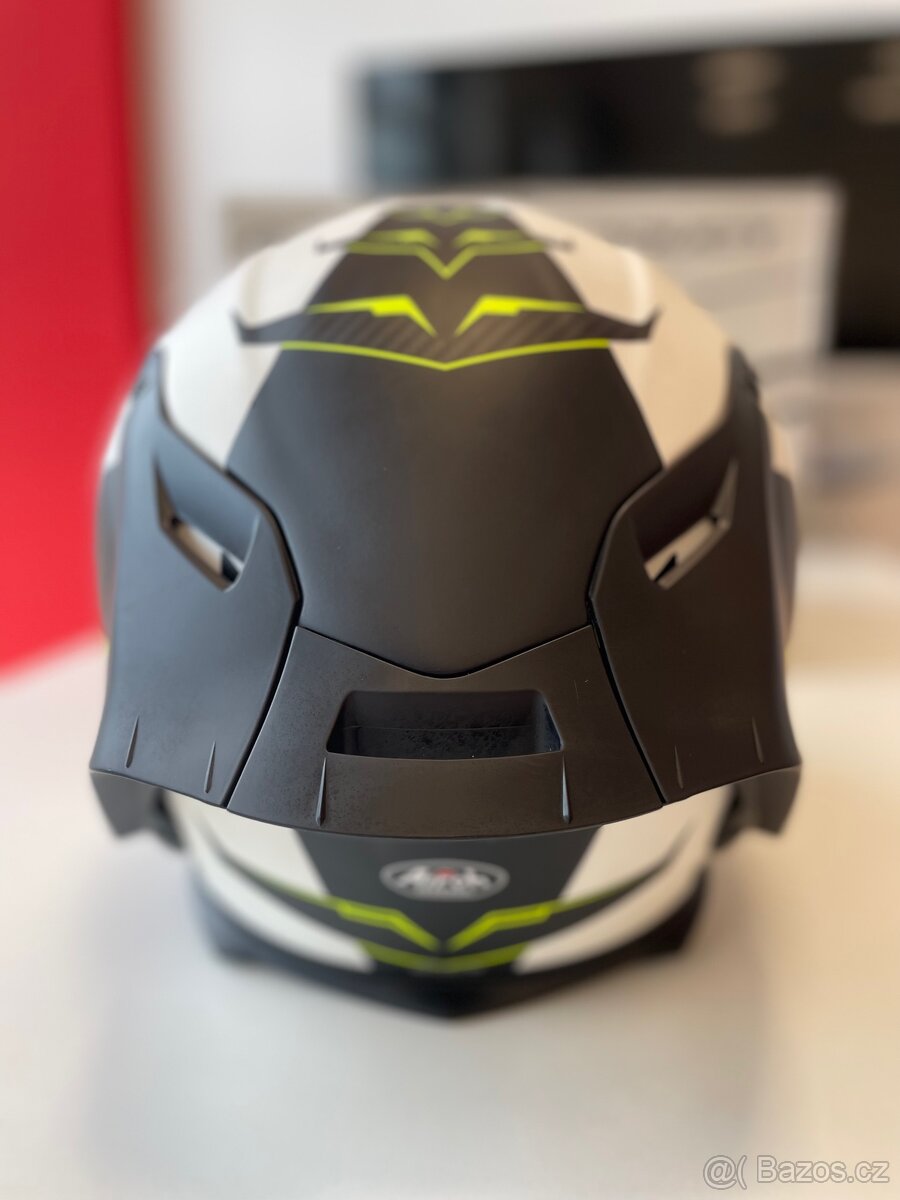 AIROH GP 550S VENON - (bílá/černá/fluo) - 4