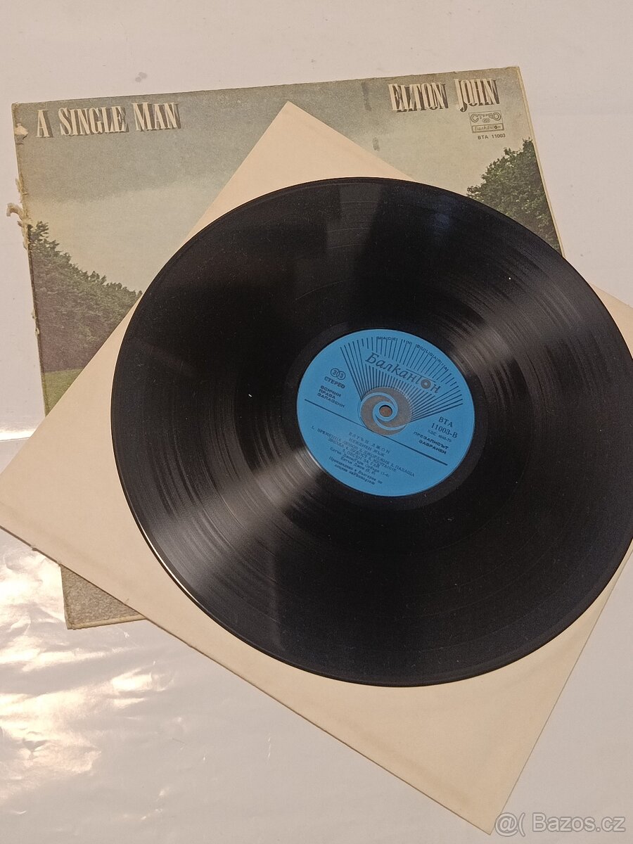 Lp A single Man - Elton John - 4