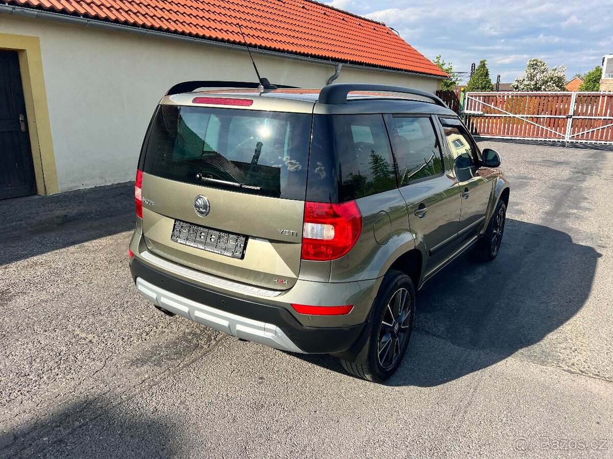 ► ŠKODA YETI 2.0 TDI CR 125KW 4x4 XEN-LED-NAVI-WEBASTO TAŽNÉ