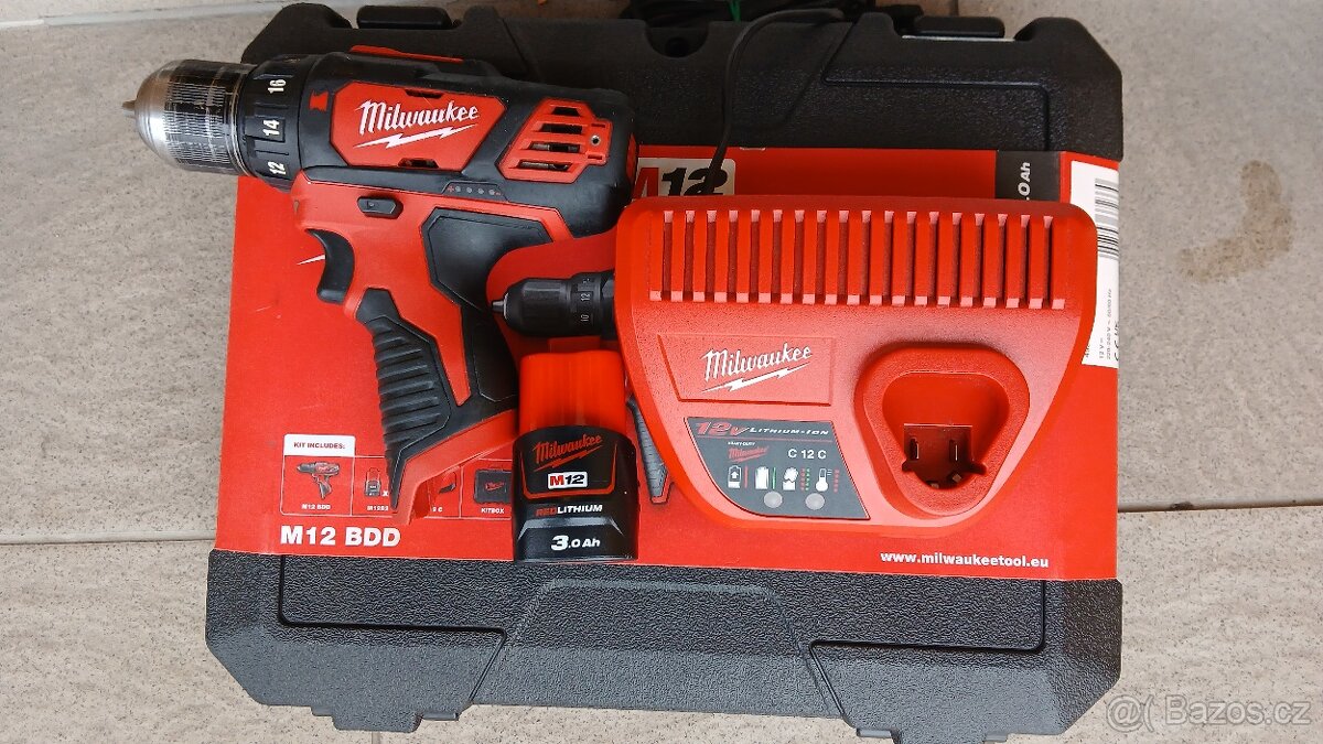 Aku vrtačka Milwaukee M12 BDD - 4
