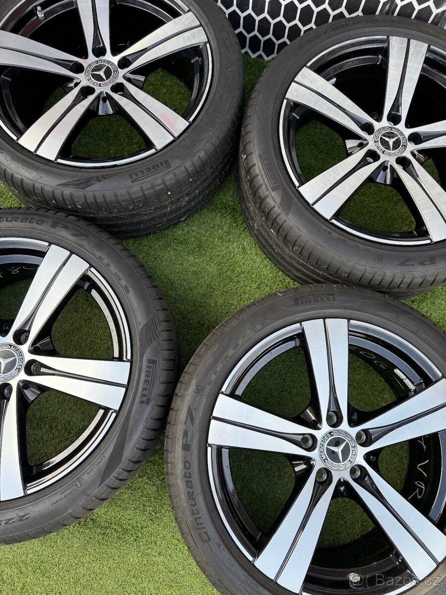 Originál alu kola Mercedes 5x112 R18 C-Class DVOUROZMĚR W206 - 4