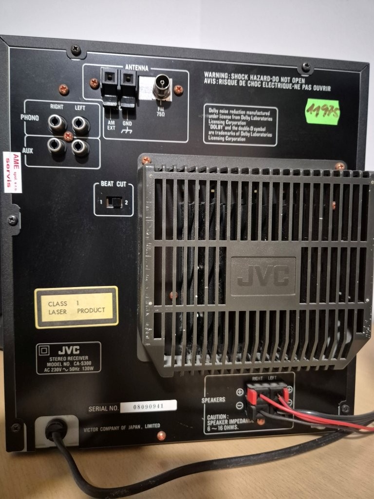 Hifi věž JVC s repro - 4