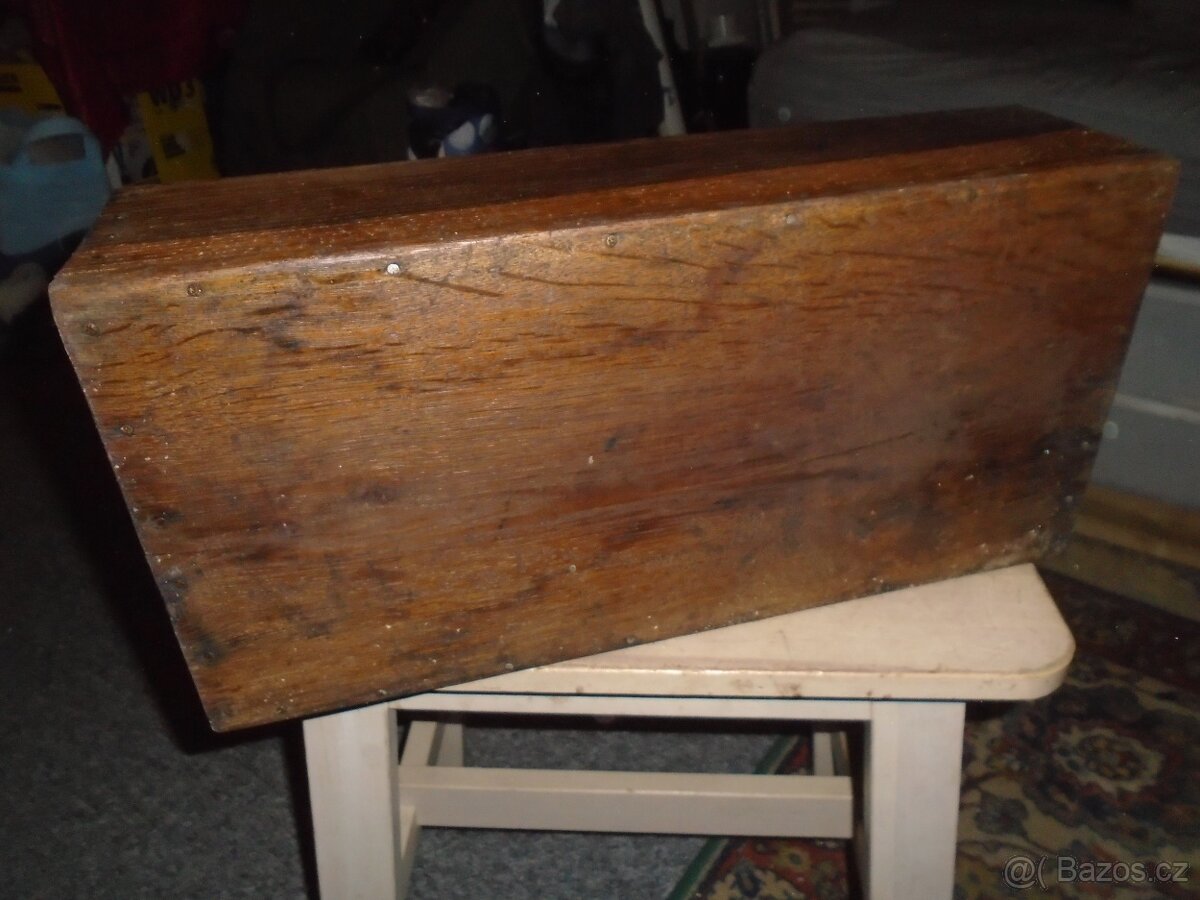 Dřevěný nosič - box na nářadí s rukojetí - 4