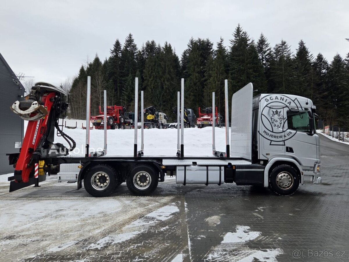 Scania R580 V8 do drewna lesovuz - 4
