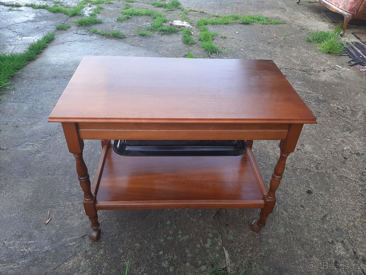 Servírovací stolek super stav - 4