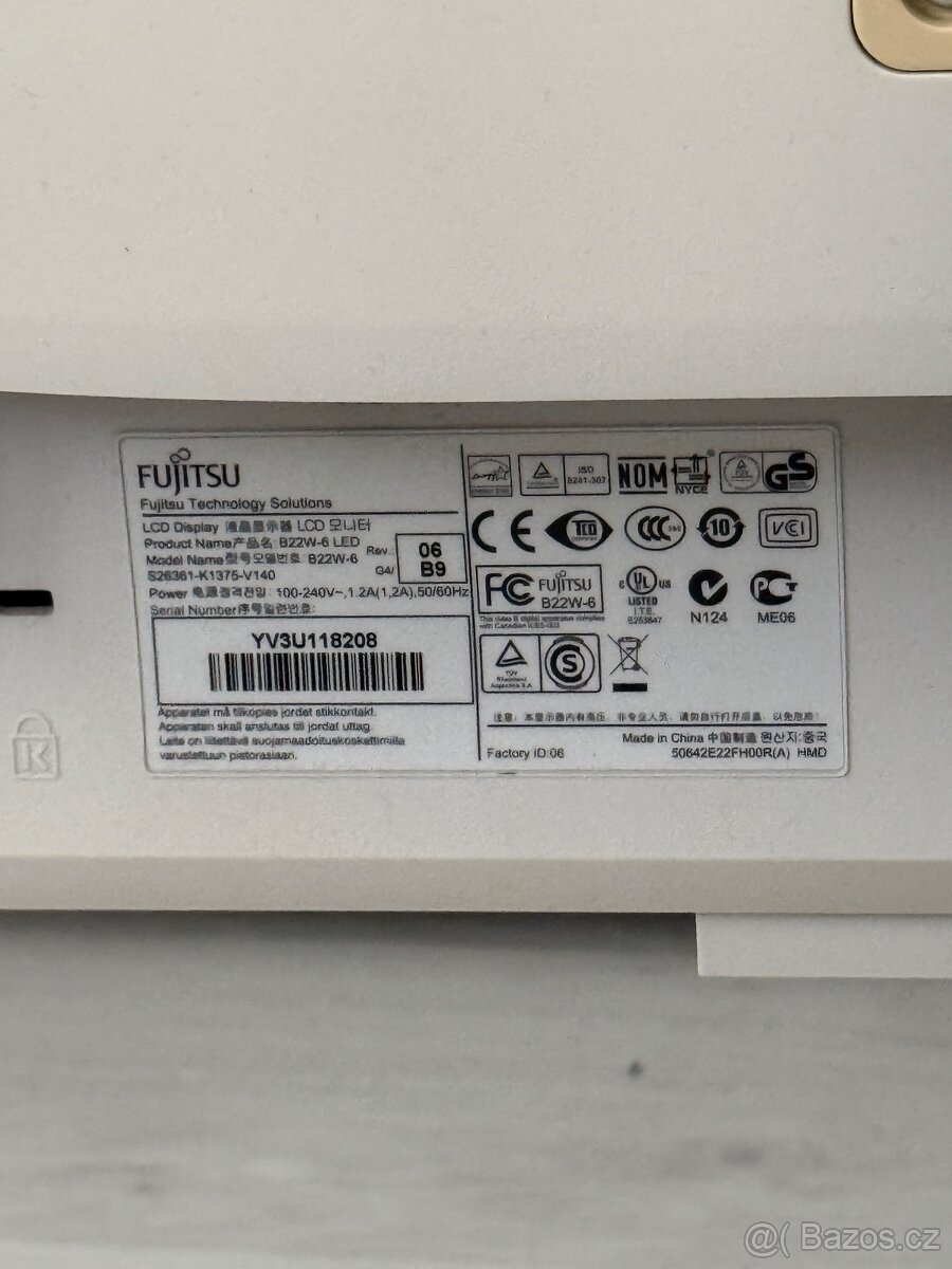 Monitor Fujitsu B22W-6 LED (22") - 4