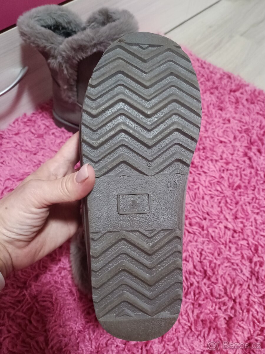 Zimní boty sněhule válenky DeeZee vel. 39 - 4