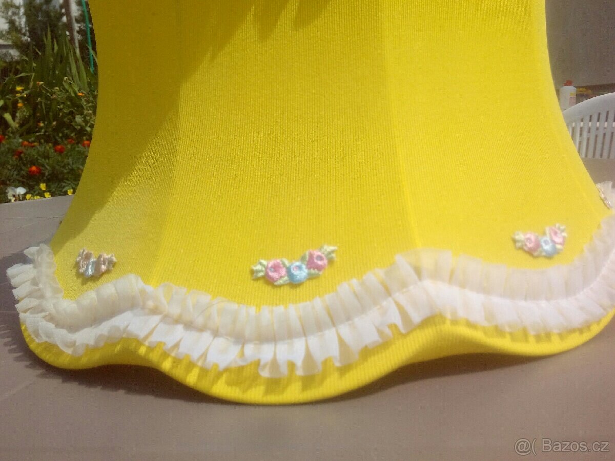 Retro stínidlo na lampu, lustr nepoužité. - 4