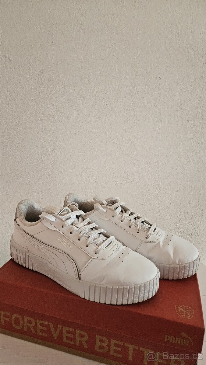 Bílé Tenisky Puma dámské - 4