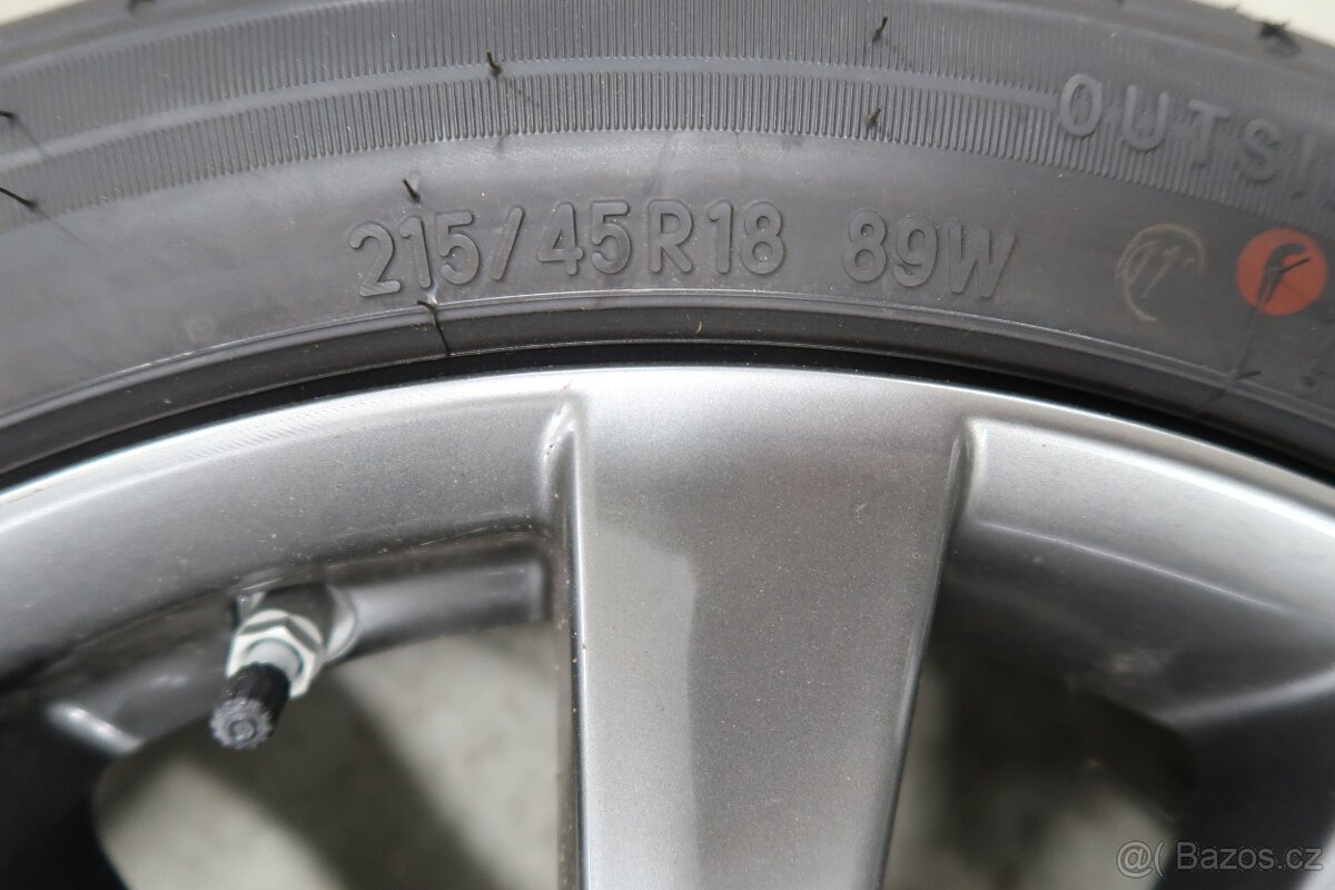 Letní komplet kola originál pro Mazda 3, pneu 215/45 R18 - 4