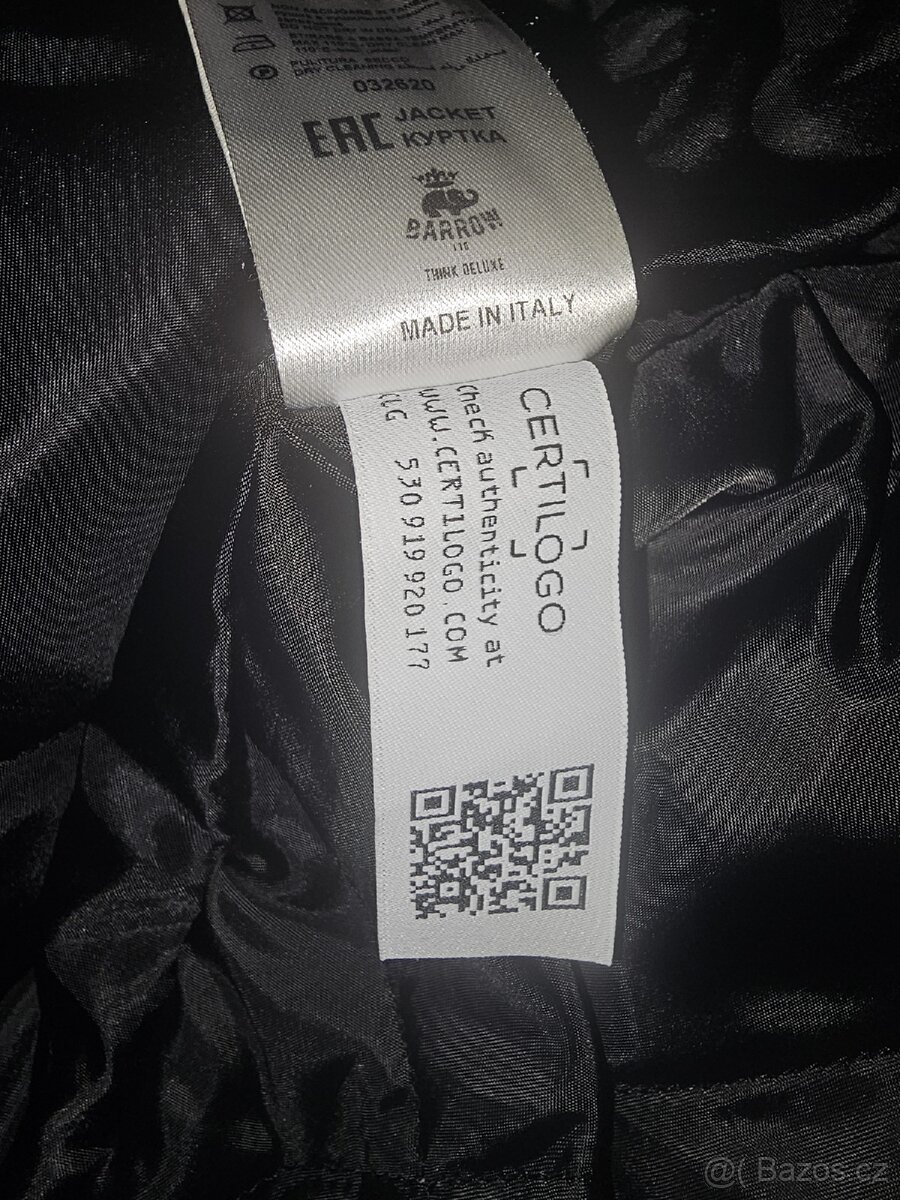 Barrow Flower Patch Wool & Leather Varsity Jacket - 4