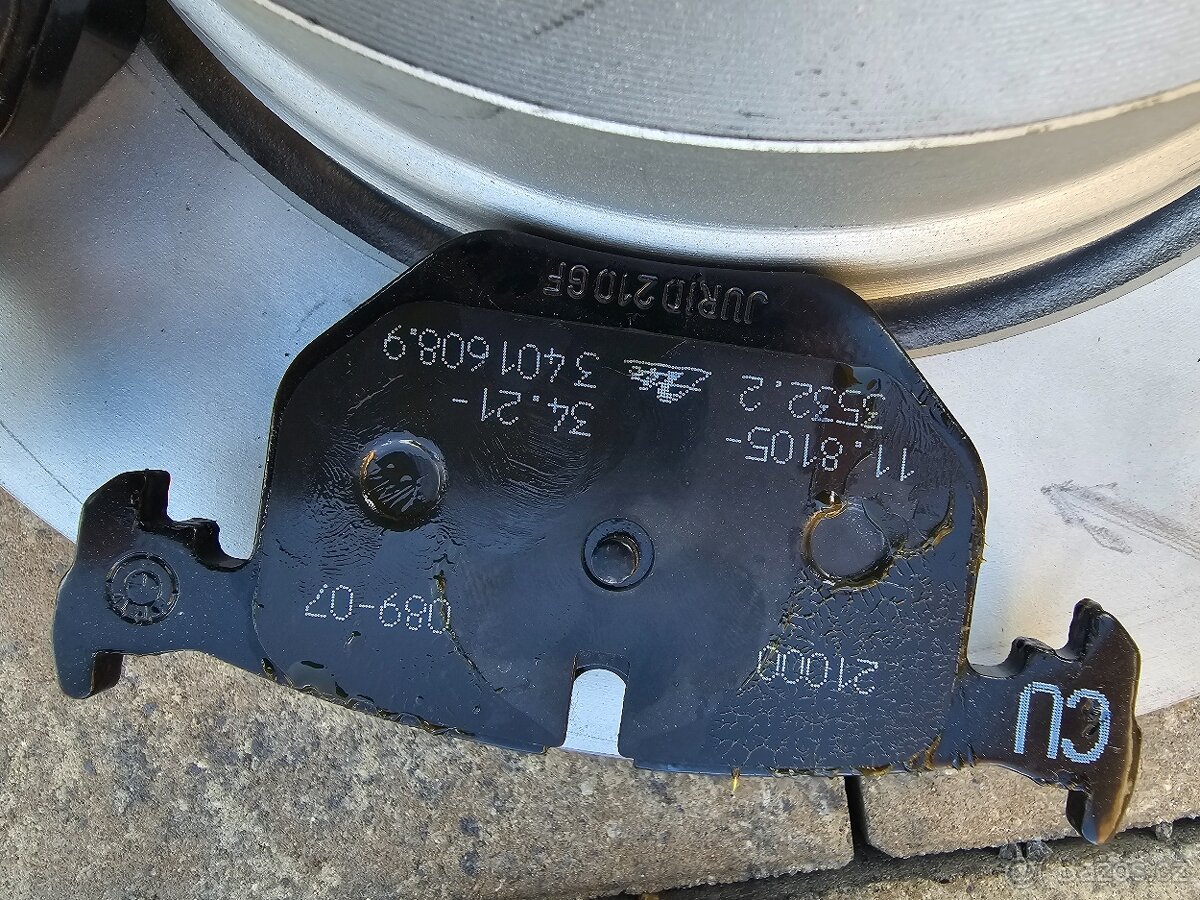 BMW X3 zadní kotouče a destičky - 4