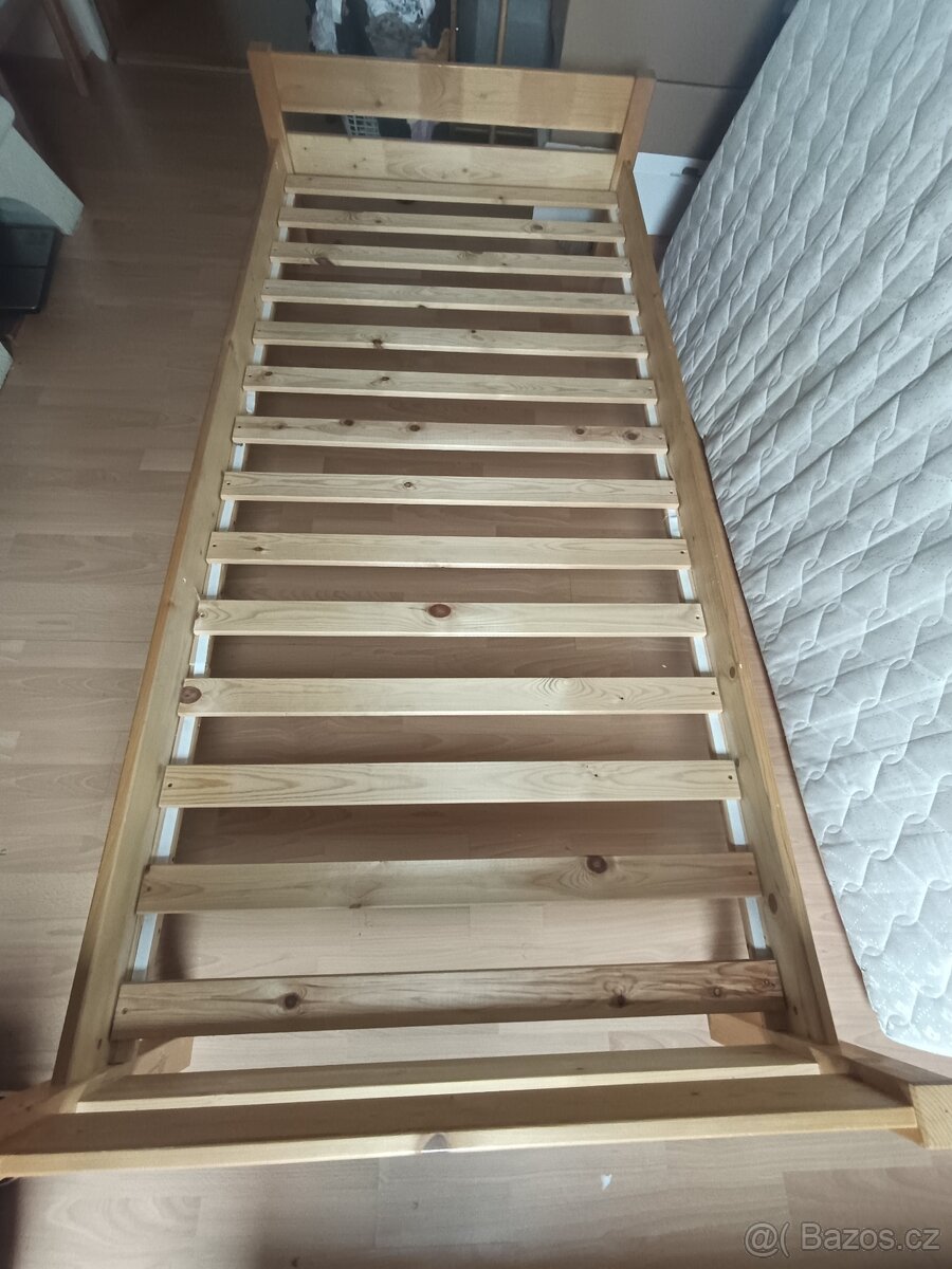 Postel masiv borovice 90x200 - 4