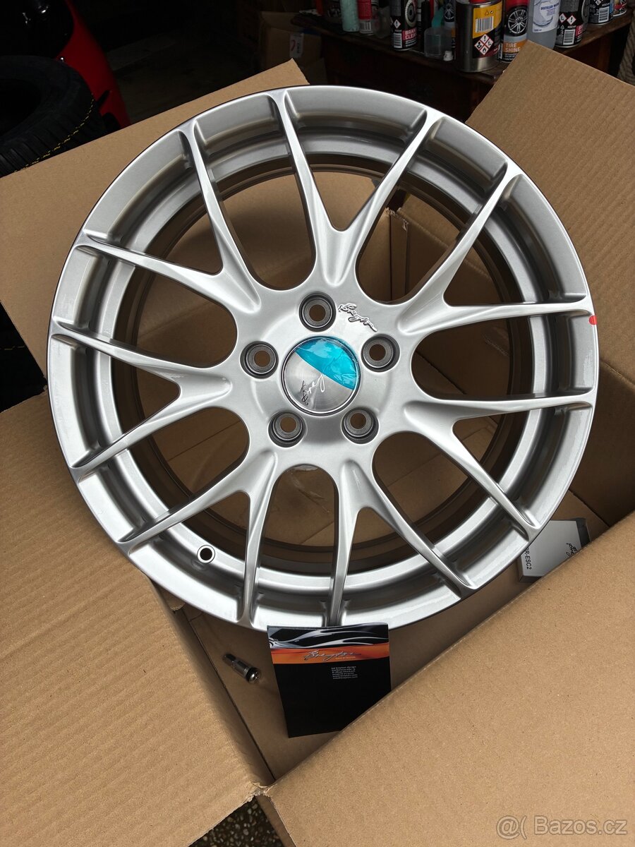BREYTON original GTS-R Hyper silver 7x17 5x112 - 4