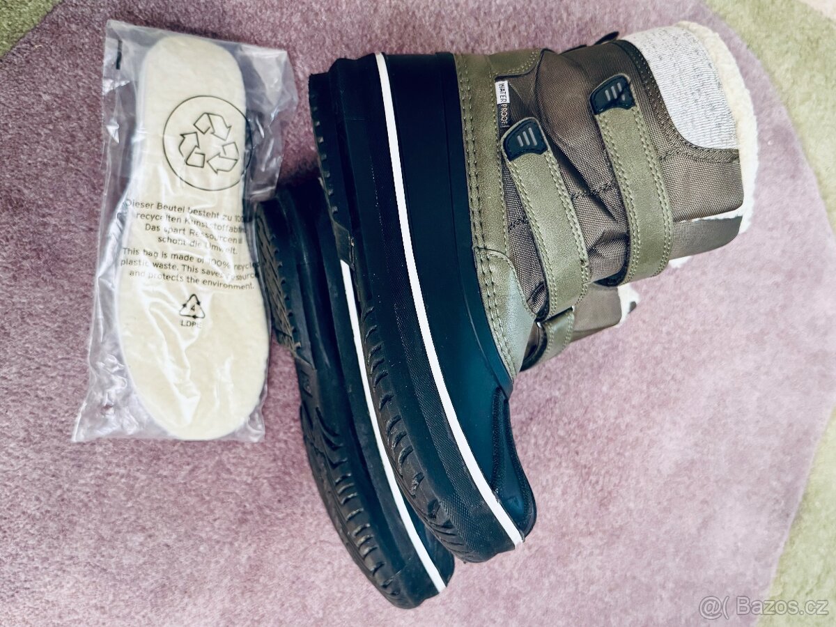 Chlapecké sněhule zimní boty zn. Tchibo vel. 34 / 35 - 4