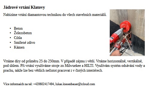 Jádrové vrtání (Plzeňský kraj) - 4