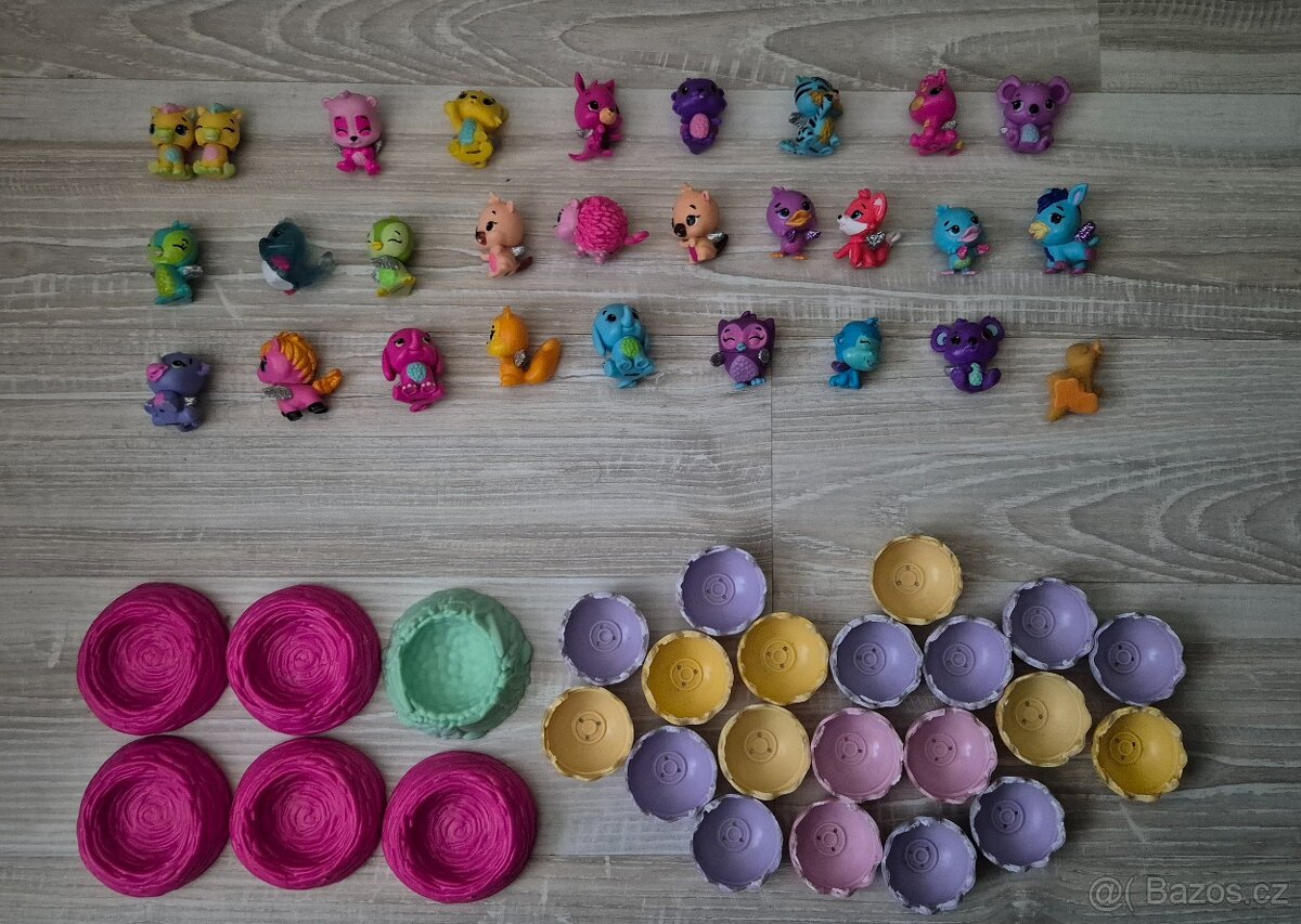 Plyšáci, Hatchimals, Krteček, Nici, Rákosníček, Angry, garáž - 4