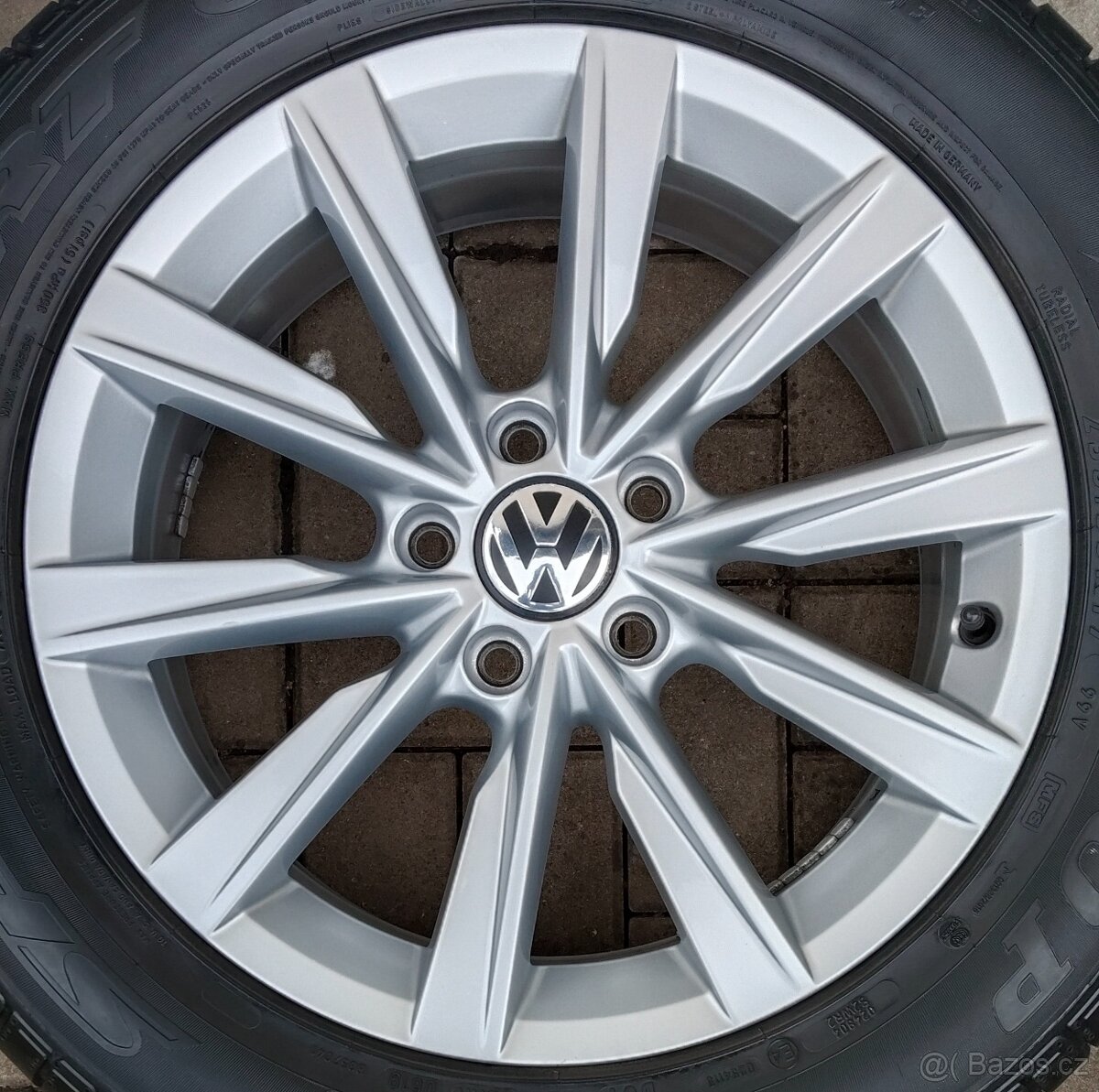 ALU SADA VOLKSWAGEN TIGUAN 17" + PNEU 235/55 R17 - 4