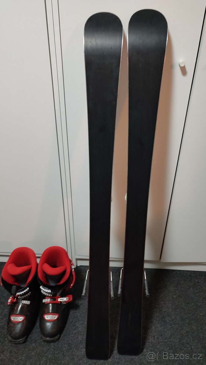 Dětské lyže 110 + lyžáky 22,5 - 4