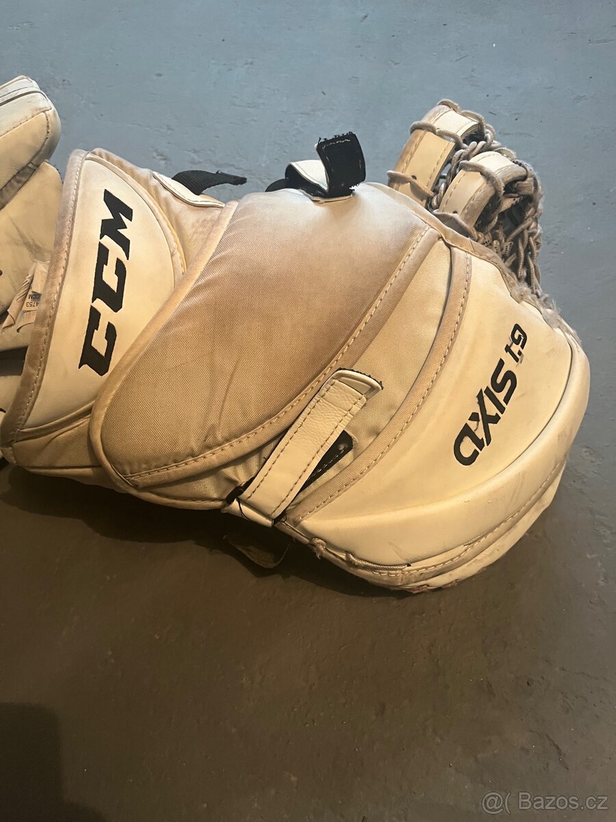 Set rukavic CCM AXIS 1.9 SR bílá - 4