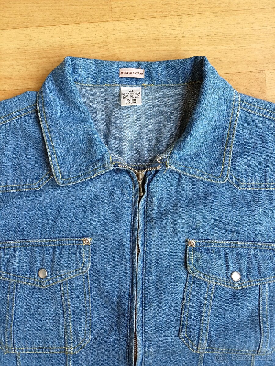 Dámská džínová vesta vel.44 - 4