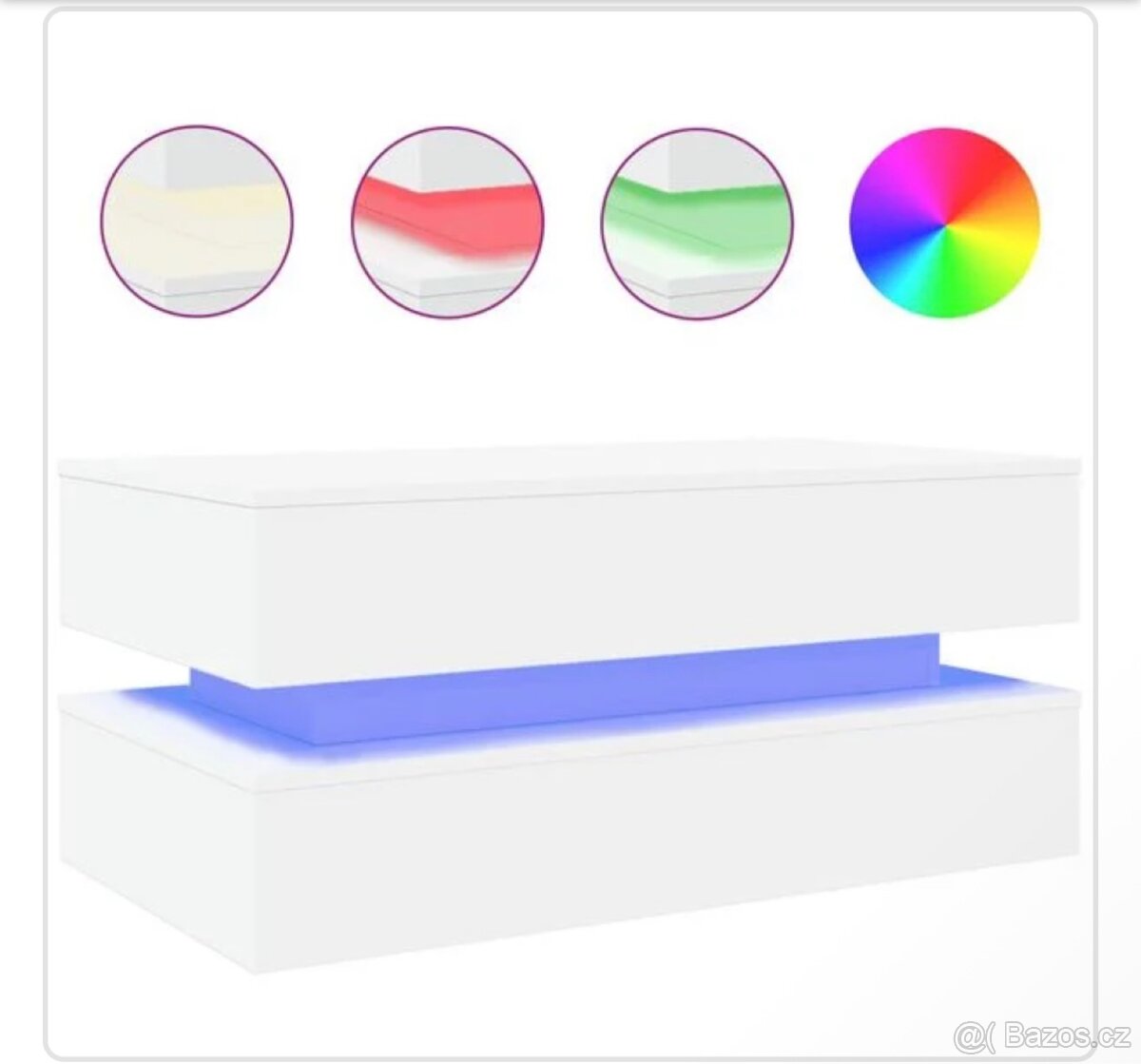 Konferenční stolek s osvětlením 1/2 roku používám - 4