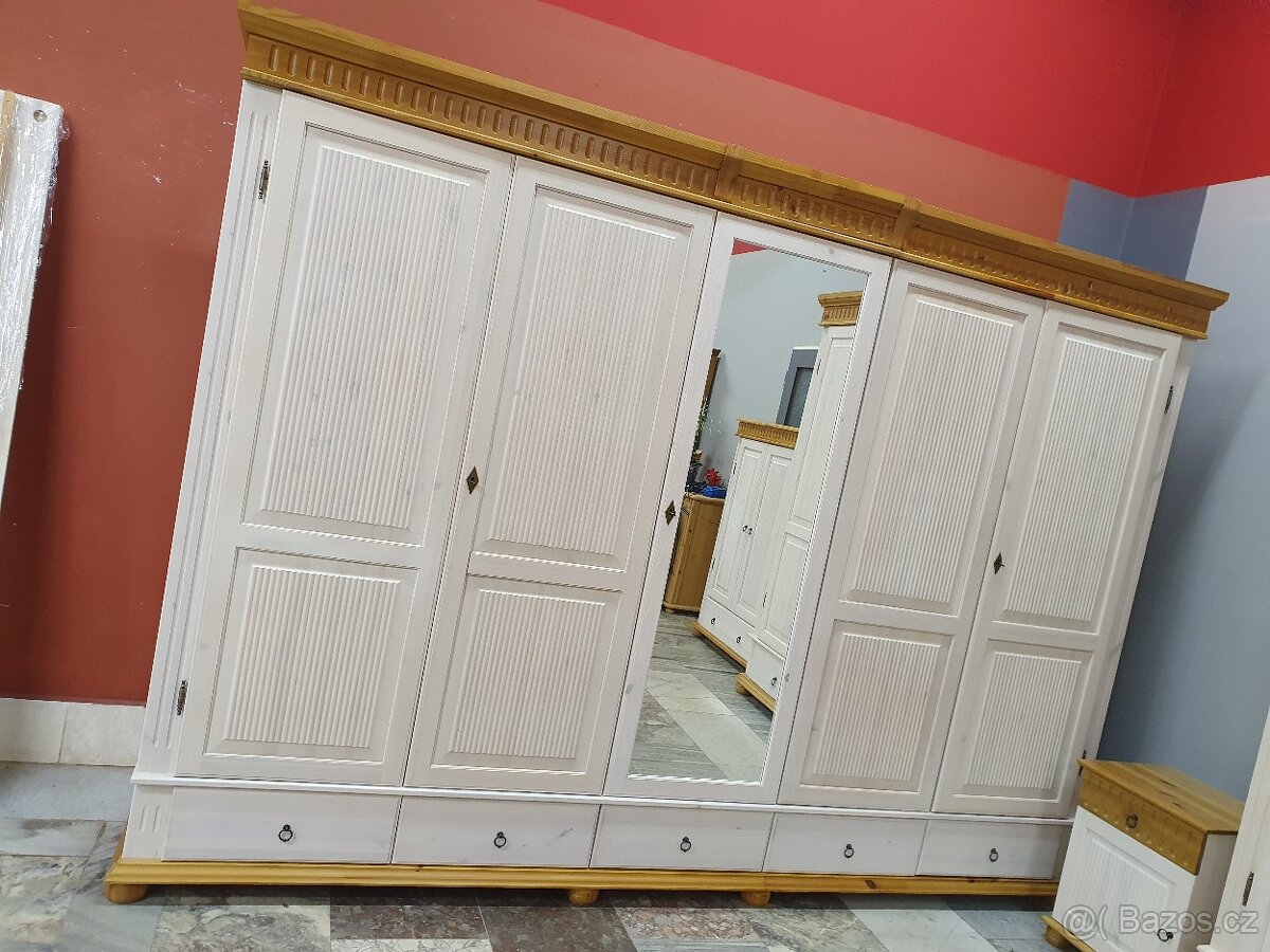 Skříň Helsinki Celodřevená bílá Pc 2289 Euro - 4