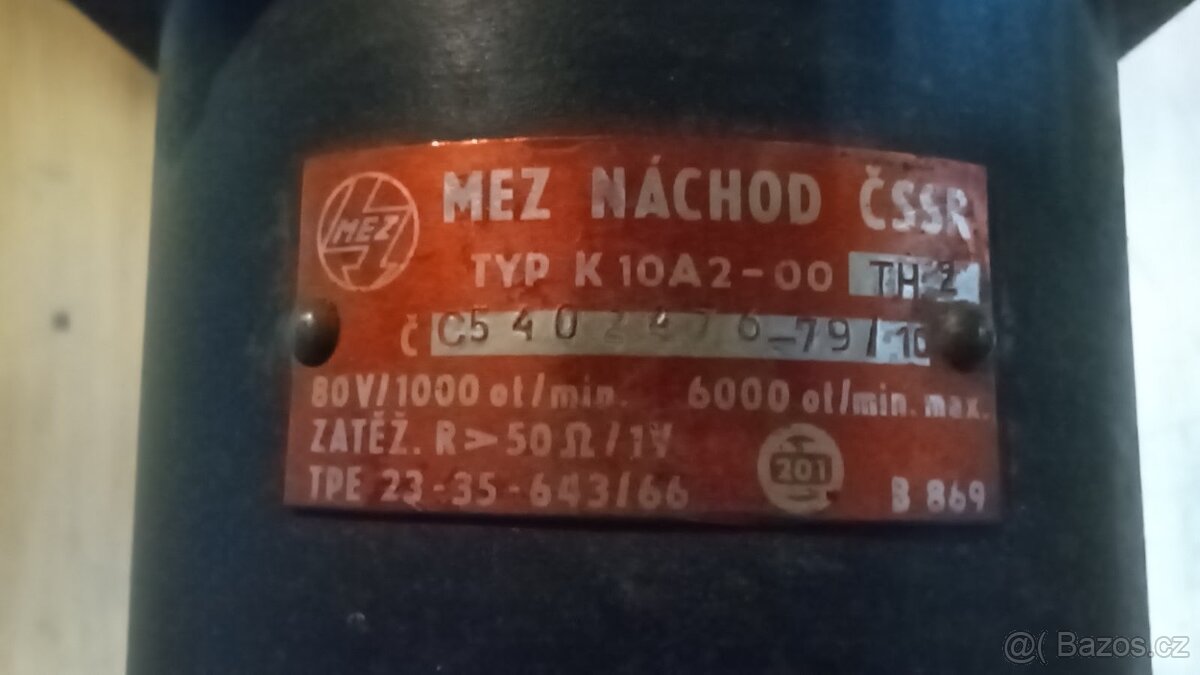 Motor MEZ s tachem - 4