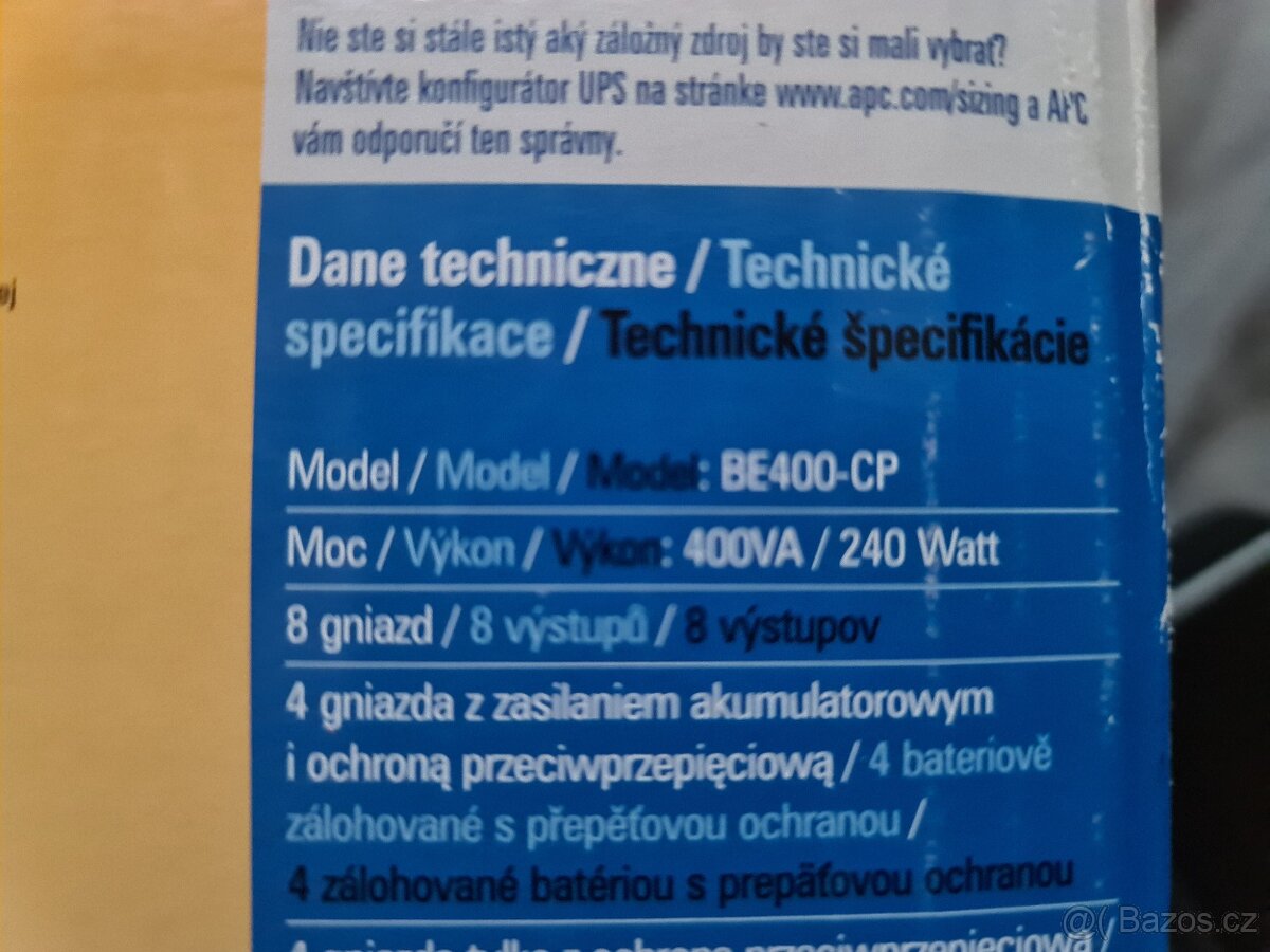 Apc Ups BE400-CP - 4