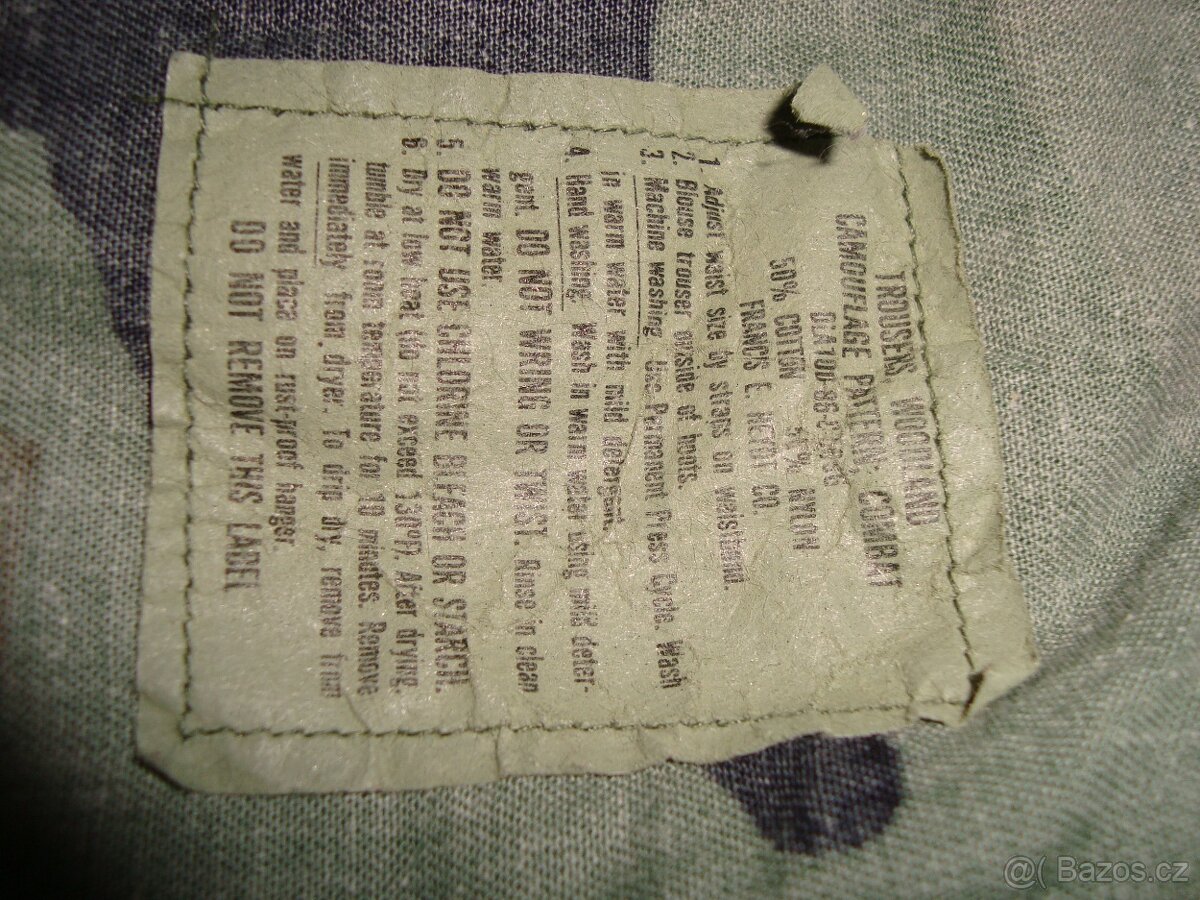 US kalhoty woodland twill vel. M/R - 4