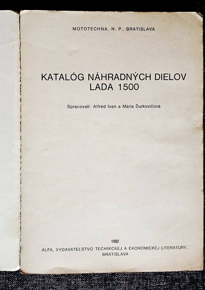 Katalogy ND VAZ 2101/2102 a Lada 1500 (2103) - 4