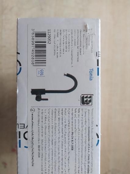 Dřezová baterie granitová černá - 4