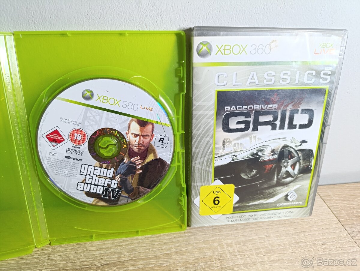 Xbox 360 Slim 250Gb + 1 ovladač + 2 hry - 4
